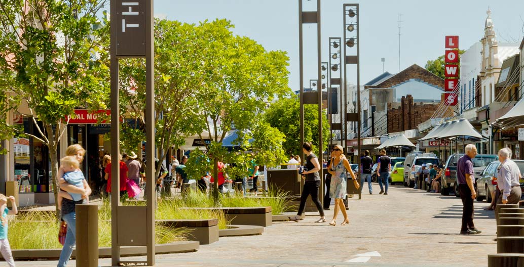 McGregor Coxhall's upgrades to Maitland's High Street sought to bring life back to the CBD. Image: Simon Wood.