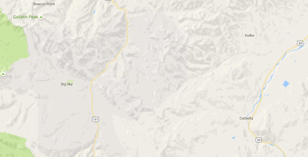 Gallatin National Forest google maps