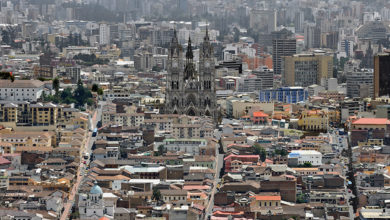historic heart of Quito, Ecuador
