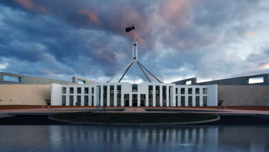 Parliament House, Canberra.