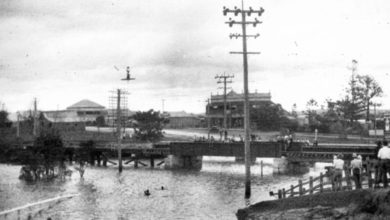 Flooding of Rocklea, a suburb bordering the Oxley Creek catchment area, 1930.