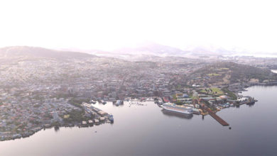 MONA's plans for Macquarie Point in Hobart, Tasmania, would see a new cultural precinct for the city.