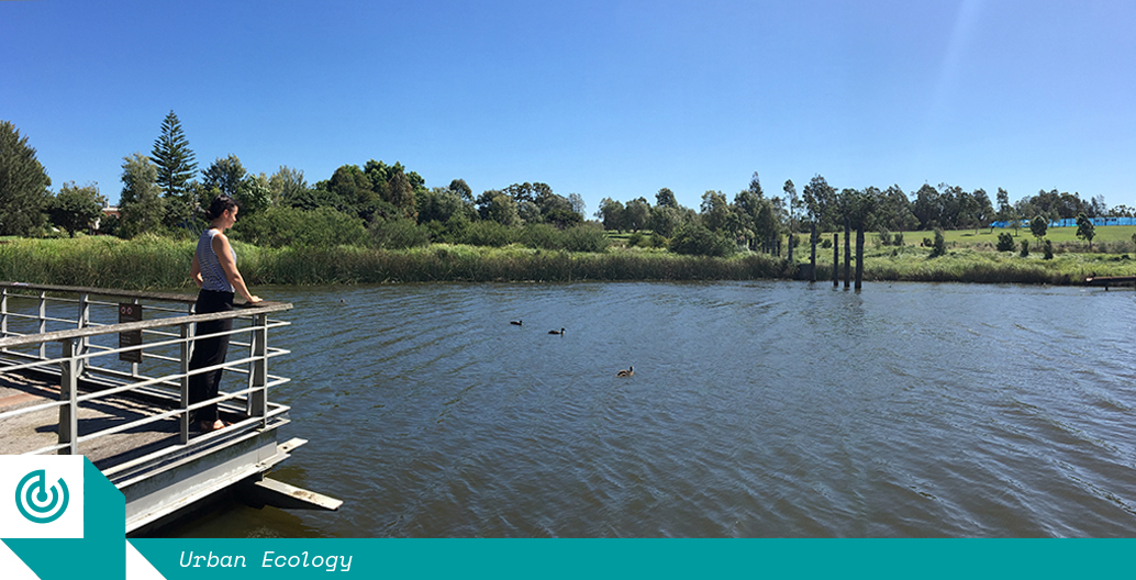 Urban ecologist Sophie Golding at Sydney Park