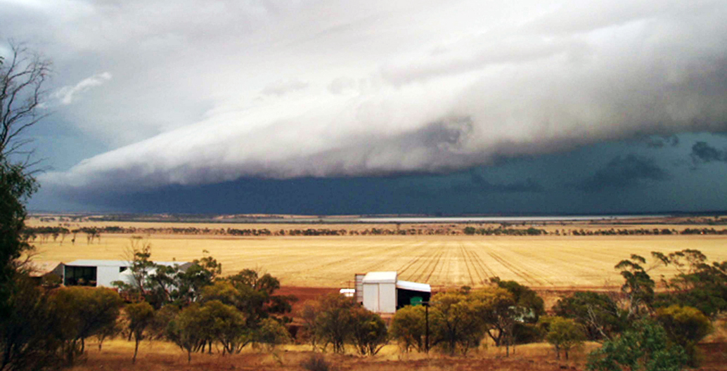 A summer storm in Western Australia's Wheatbelt