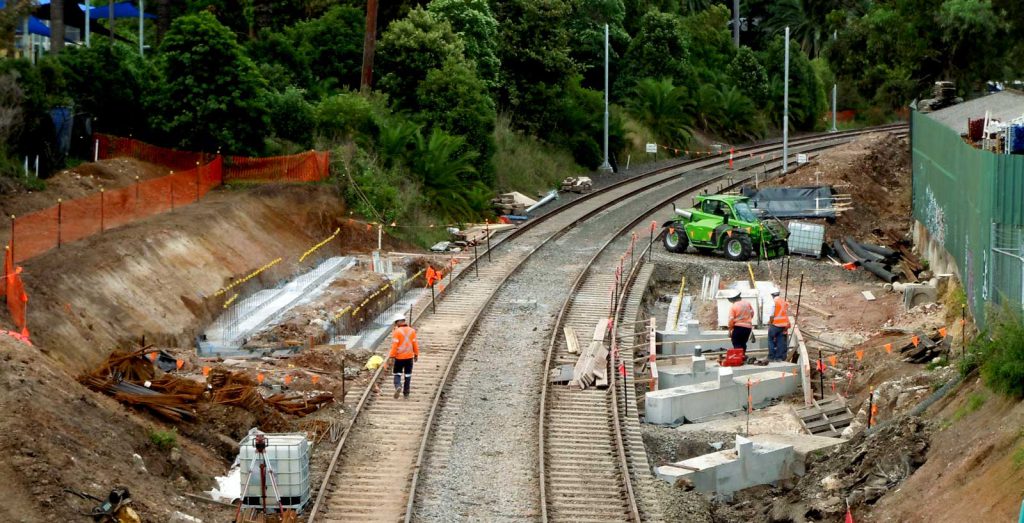 Construction in Sydney's inner west.