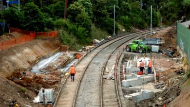 Construction in Sydney's inner west.