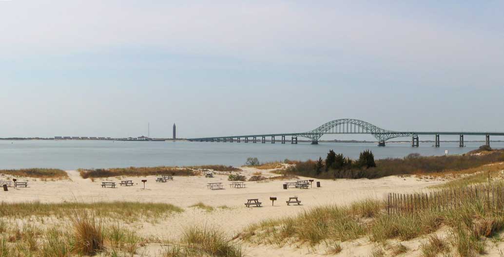 Robert Moses causeway bridge, New York.
