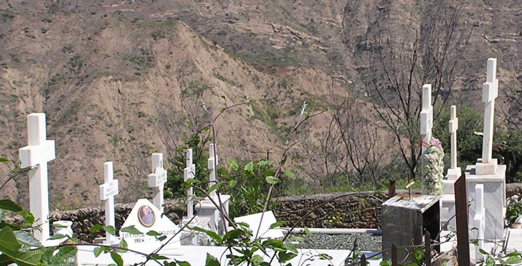 The local cemetery in Panygiotis. Image: the author