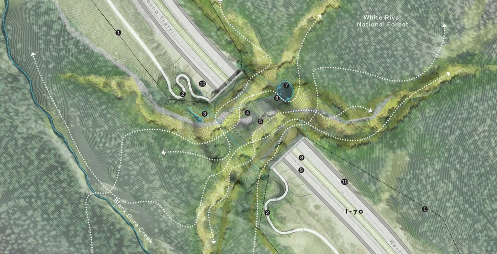 Hypar-Nature. Image: Michael Van Valkenburgh Associates and HNTB