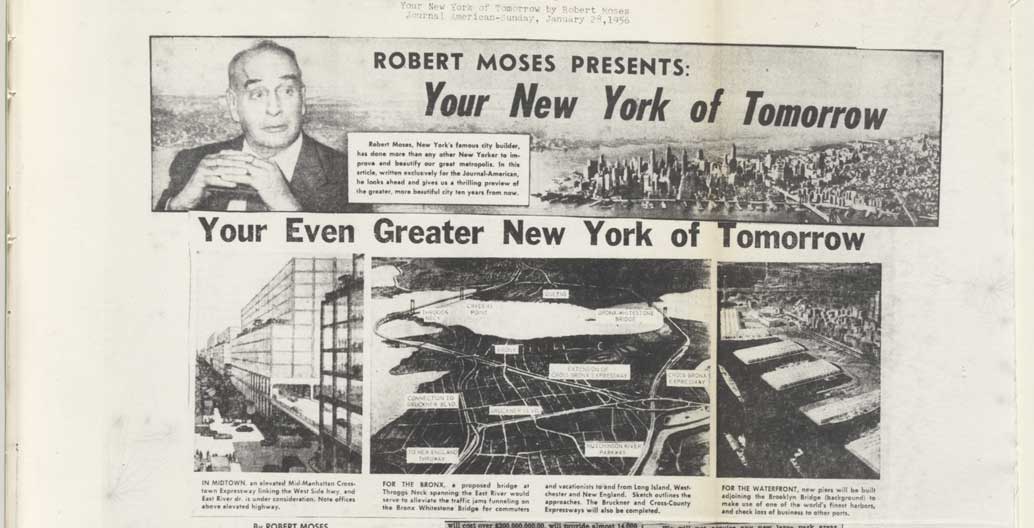 'Your New York of Tomorrow', (1956). Image courtesy of the New York Public Library.
