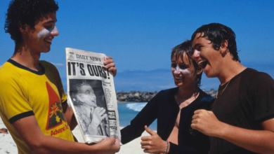 Perth residents celebrate after waking to the news Australia had won the America's Cup. Image: National Archives of Australia.