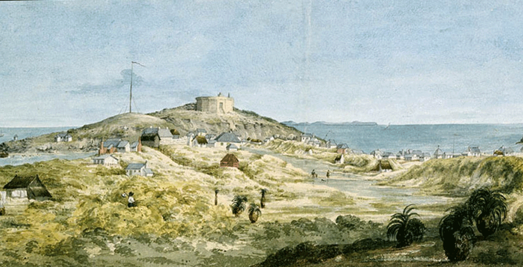 'Panorama of the Swan River Settlement', J E Curry (1830). Image: Mitchell Library, SLNSW