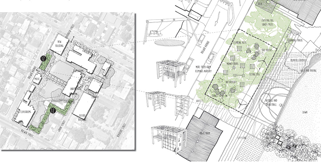 Collaborating on a new playground led to exciting design outcomes Image: UDLA/Highgate Community
