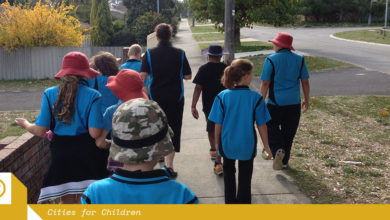 To design a play space, first take some children on a site visit