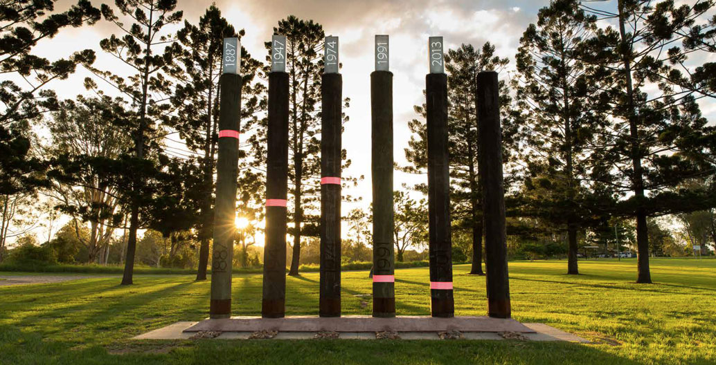 Small Projects: Tully Memorial Park Flood Markers (Logan City Council).
