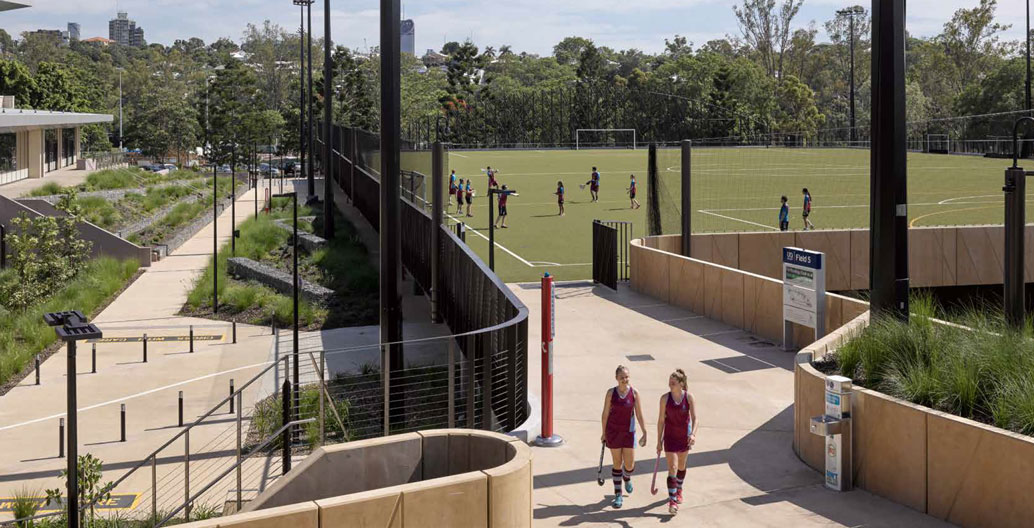 Infrastructure: UQ Synthetic Sports Ovals (Tract Consultants).