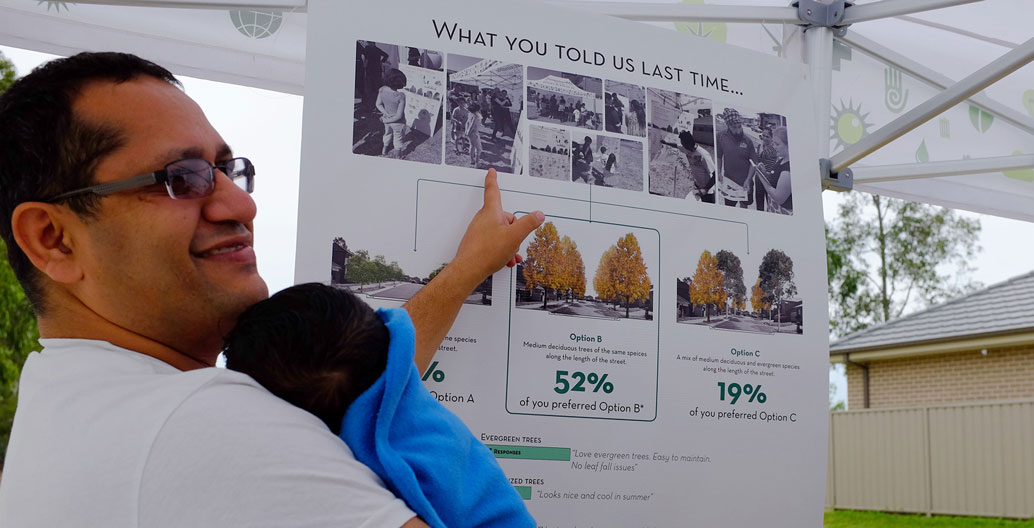 Boonderoo Avenue community consultation. Image: Sarah Reilly.