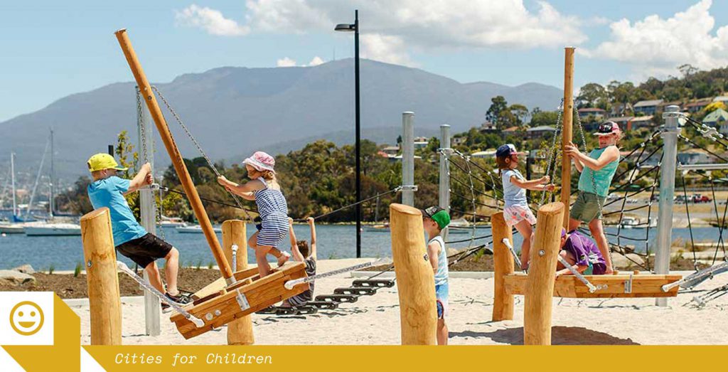 The Kangaroo Bay play space by Playstreet. Photo: Fred & Hannah