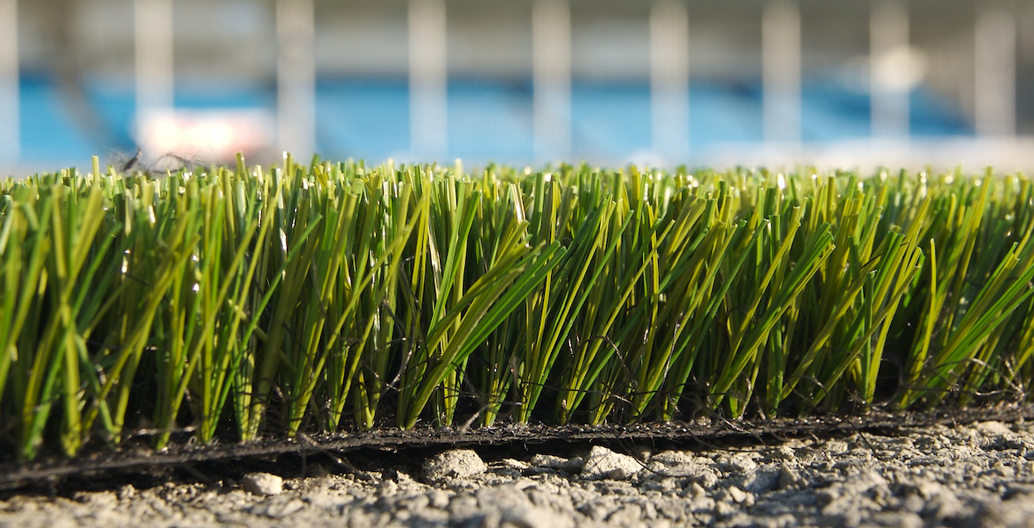 The components of an artificial turf vary, but most are have a rubber base.