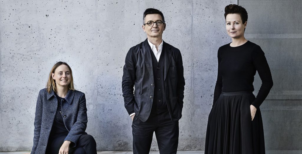 Venice 2018 creative team (L - R): Linda Tegg, Mauro Baracco, and Louise Wright.