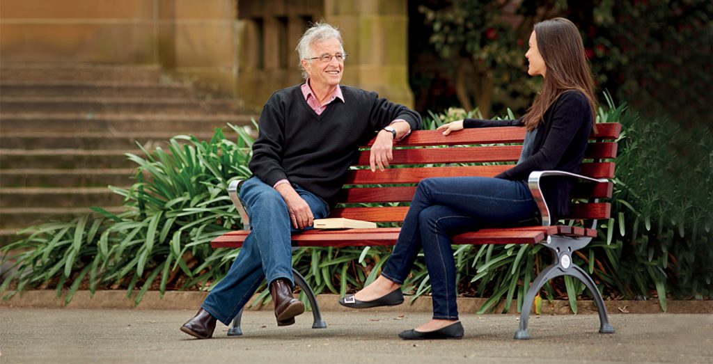 Mall Seats come in DDA iterations, and with curves to allow people to sit for longer.