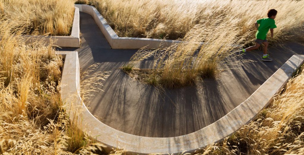The Wootten Road Reserve Interpretation Space by Glas Landscape Architects. Image: Drew Echberg.