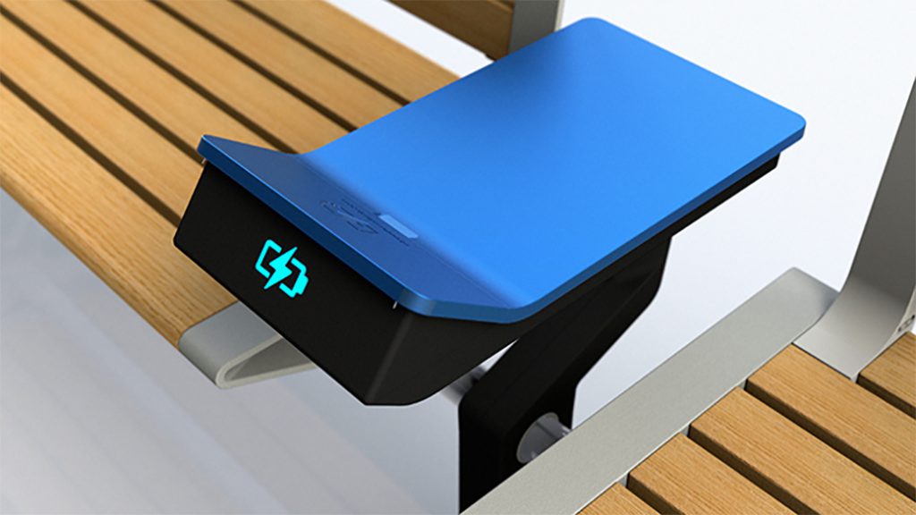 Powerme symbols light up at night
