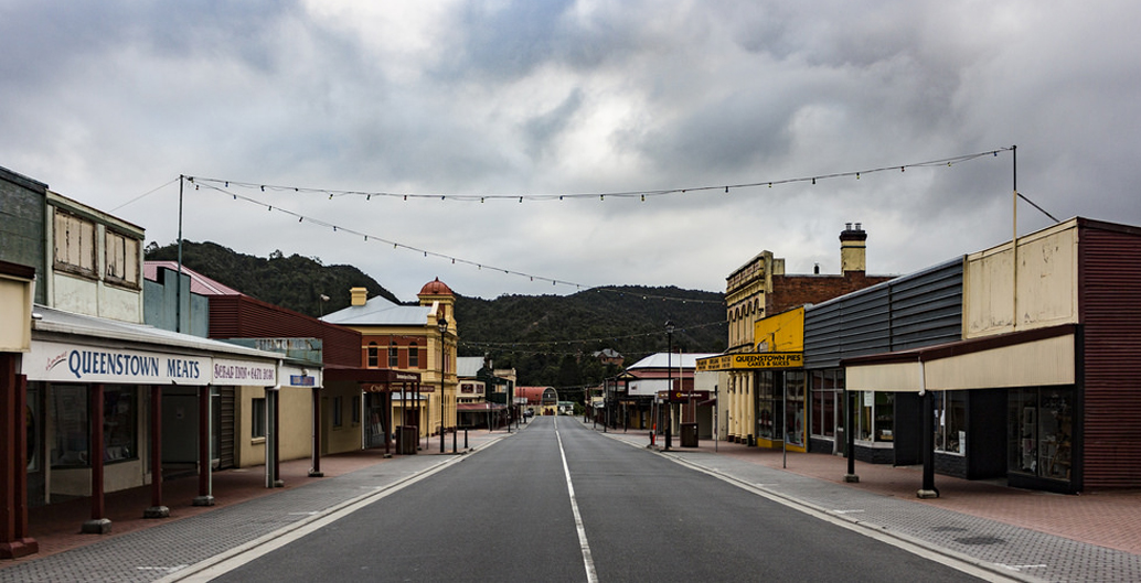 Tasmania's central city of Queenstown has a population of 1,900, predicted to decline by 1 percent each year until 2037.