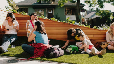 Pundits cite parklets as urban interventions that foster a sense of social inclusion. Image: Seattle Department of Transport.