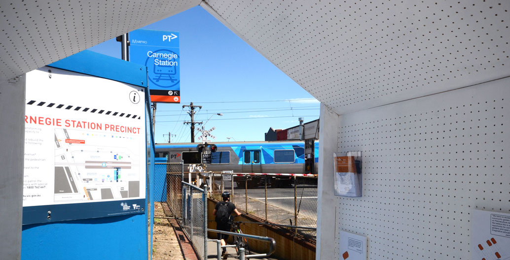 A Leftunder consultation box at Carnegie Station. Image: Leftunder.