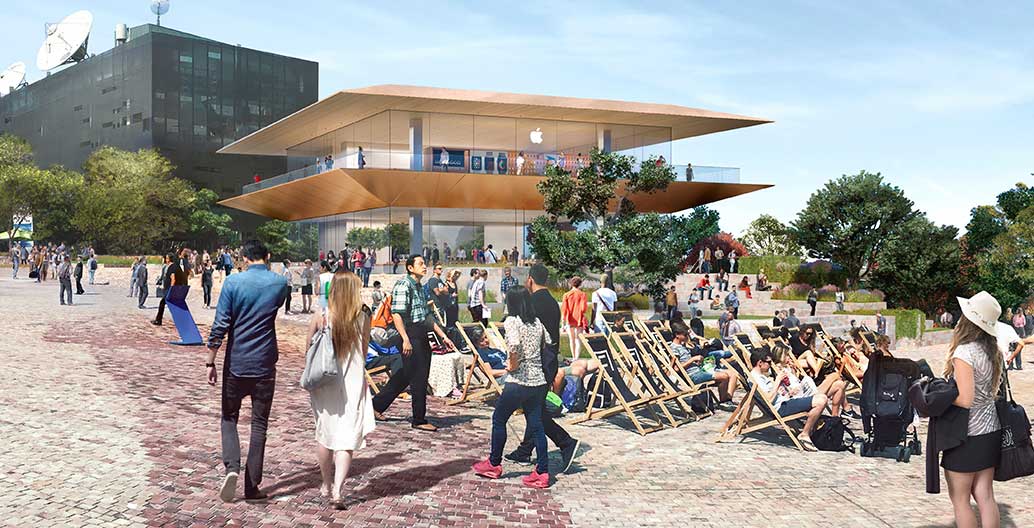 The Victorian Government has announced plans to demolish Federation Square's Yarra Building for an Apple store.