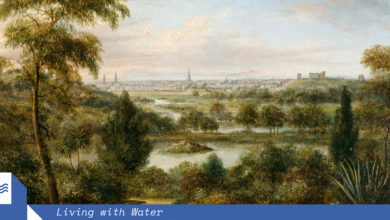 ‘View of Melbourne, Victoria, from the Botanic Gardens’, Henry Gritten / NGV (1866).