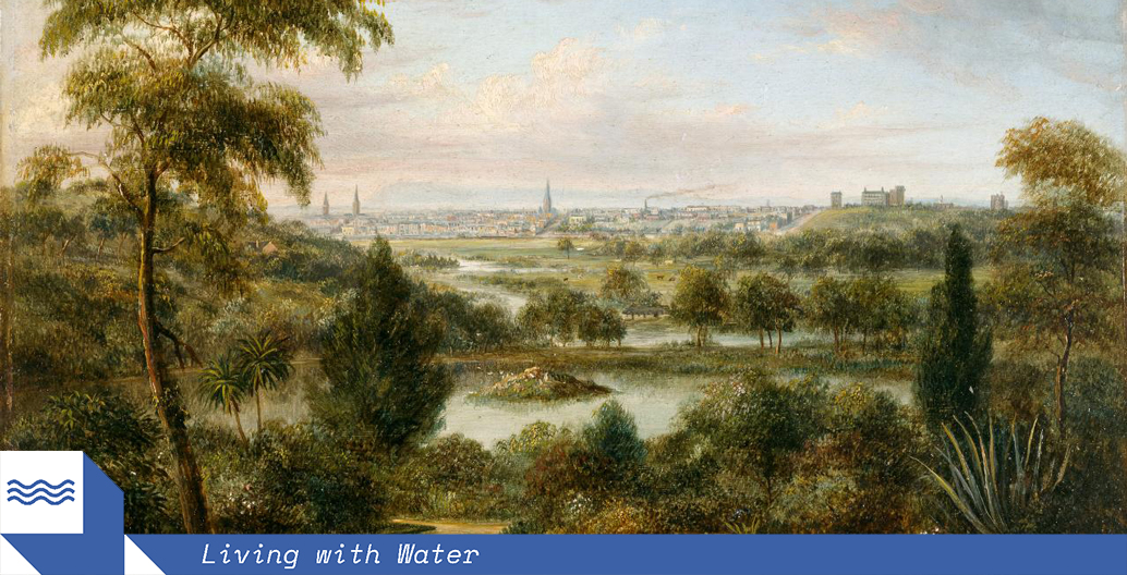 ‘View of Melbourne, Victoria, from the Botanic Gardens’, Henry Gritten / NGV (1866).