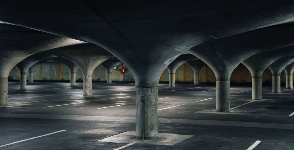 Once the garage for the ‘Mad Max’ film franchise, Melbourne University's underground carpark now services inner Melbourne's traffic.
