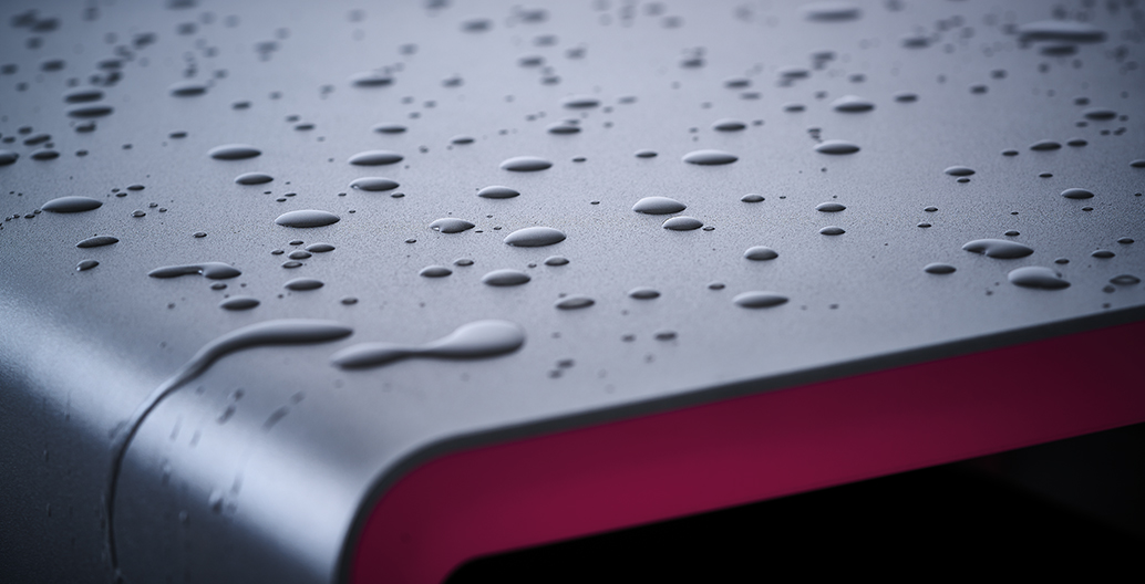 Keep bins clean with the scratch-resistant Textura powder coat finish.
