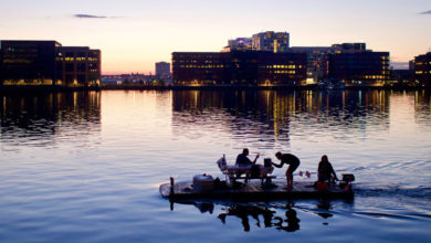 These citizens of Copenhagen are making the most of living in the harbour city.