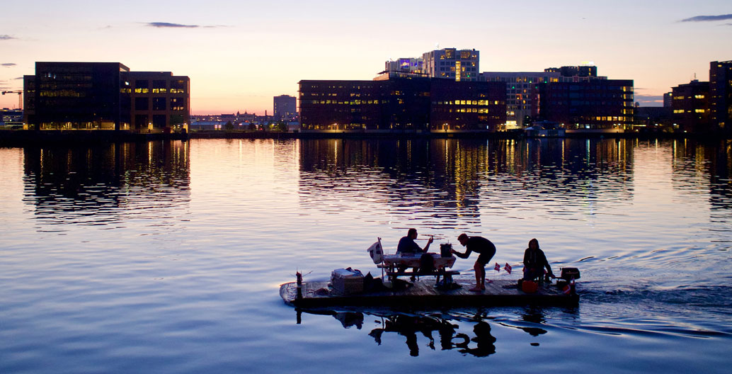 These citizens of Copenhagen are making the most of living in the harbour city.