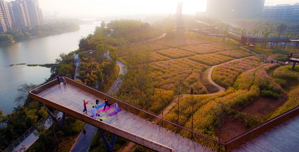 Turenscape's Luming Park, Guzhou, China. Image: Turenscape