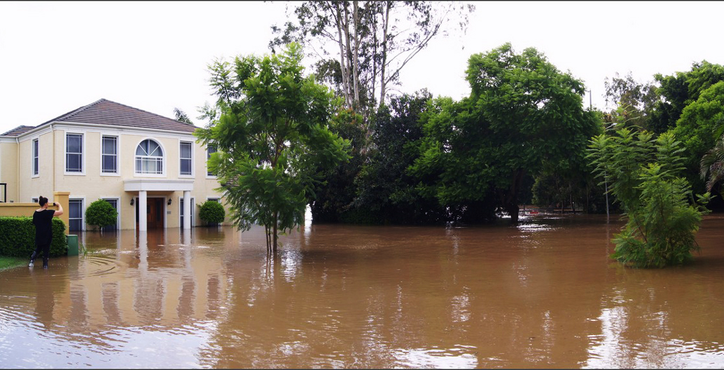 To what extent are residents literate in the infrequent, but consequential, risks posed by freak storm events? Image: Tatiana Gerus