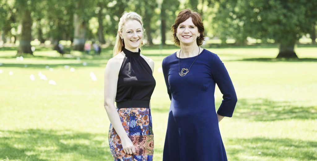 Current TCL director Lisa Howard (left) pictured with founding director Kate Cullity (right). Image: Kristoffer Paulsen.
