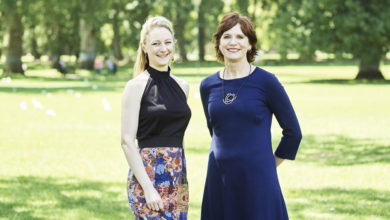 Current TCL director Lisa Howard (left) pictured with founding director Kate Cullity (right). Image: Kristoffer Paulsen.