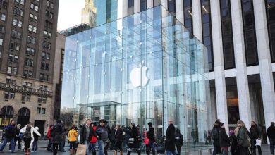 Apple's store on Fifth Avenue in Manhattan, New York. Are Apple's plans for Fed Square a form of brand urbanism?
