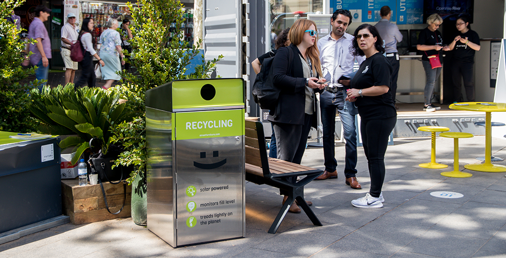 The Escola Smart Bin will deliver fill monitoring to each site, to tell Council when it’s time to collect.