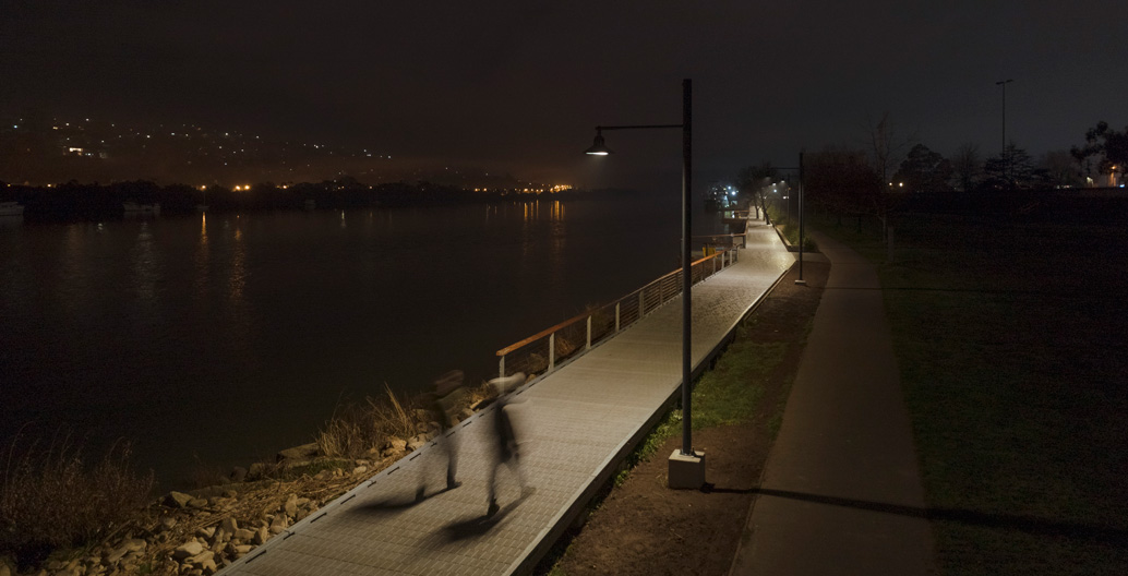 Launceston's Royal Park uses targeted lighting to maintain the experience of a dark sky. Credit: WE-EF