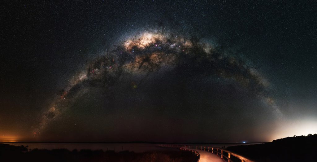 To see the Milky Way you now have to travel to remote places to find a dark sky.