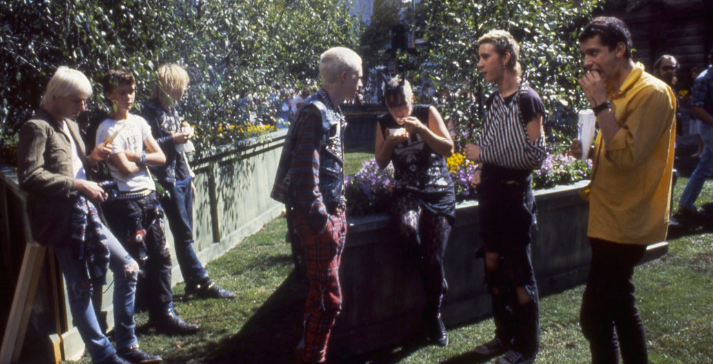 Punks enjoy Melbourne's 150th birthday party