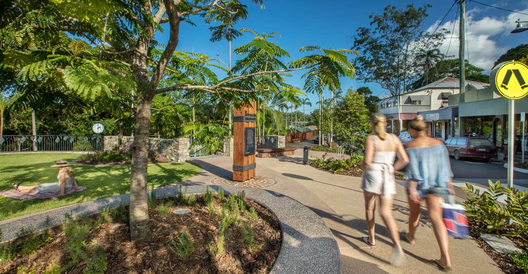 Palmwoods New Town Square by Sunshine Coast Council.