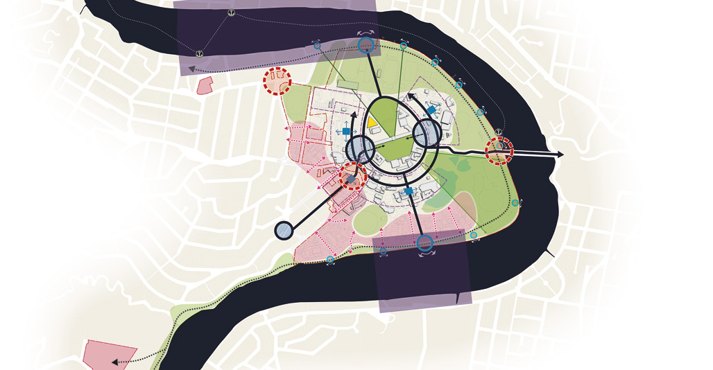 Urban Design: University of QLD St Lucia Campus Master Plan by Urbis. Image: Supplied