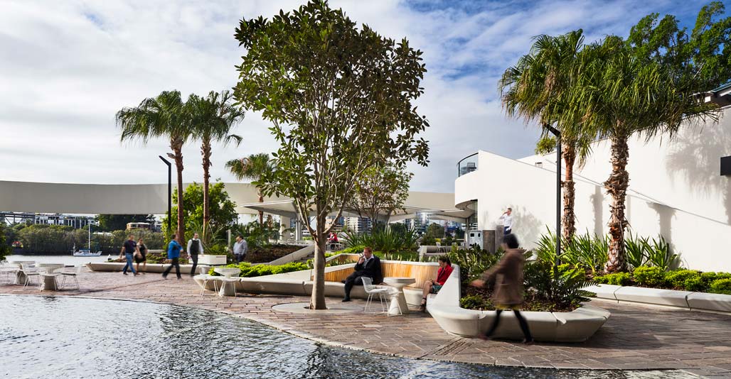 Riverside Centre revitalisation by 360 Degrees, Civic Landscape Architecture Award.
