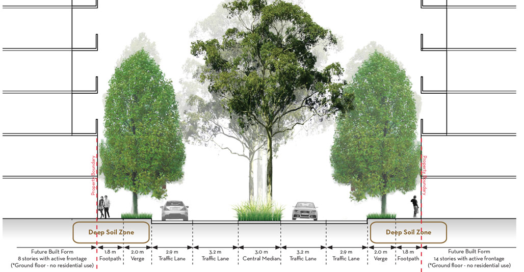 Cool Streets second stage showed design options & their benefits. Image: Allison Sainty
